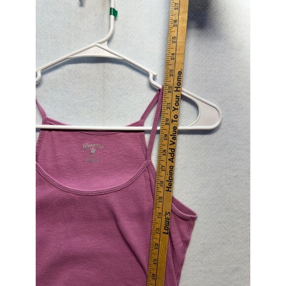Converse Womens Ribbed Tank Top Pink SP - Picture 5 of 6